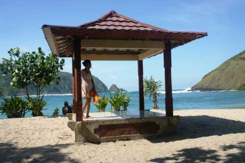 Indonésie Sur une des plages paradisiaques de Lombok, une île indonésienne à l'Est de Bali.