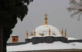 Turquie Istanbul neige Une vision inhabituelle d'Istambul couverte de neige, ici à Topkapi