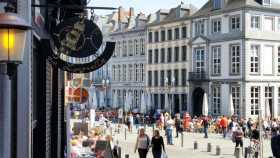 Belgique Mons 2015 La superbe Grand'Place de Mons