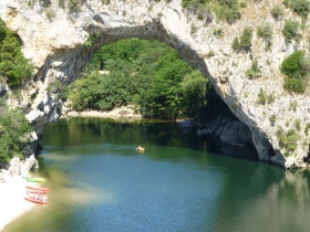 Le pont d'Arc sur l'Ardèche