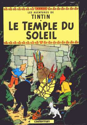 La couverture de l'album de Hergé qui se passe au Pérou La couverture de l'album de Hergé qui se passe au Pérou