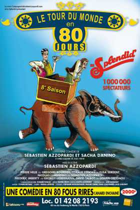 Le tour du monde en 80 jours au théâtre à Paris Le tour du monde en 80 jours au théâtre à Paris
