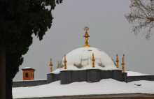 Turquie Istanbul neige Une vision inhabituelle d'Istambul couverte de neige, ici à Topkapi