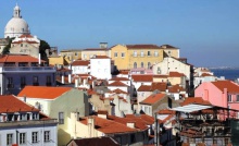 Lisbonne au Portugal, ville blanche du pays bleu