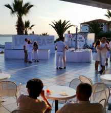 Club hotel Macédoine Chalcidique Athos plage vacances culture Soirée blanche au couchant au Lookéa Akrathos Beach en Grèce 