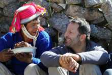 Télévision "Rendez-vous en terre inconnue", "chez les Quechuas du Pérou" avec Arthur
