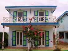 Caraïbes Antilles Leeward Island Anguilla Maison typique du centre de la capitale The Valley