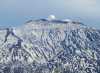 Italie Sicile Etna île volcan lave neige montagne Un géant endormi qui fait des rots et des ronds de fumée
