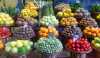 Une incroyable variété de fruits de la passion tropicaux maracuja couleurs Madère Fonchal mercado dos lavradores 