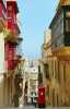 Malte forteresse Méditerranée Ordre de Saint Jean ordre de Malte Une rue en escalier très colorée au coeur du vieux La Valette 