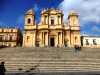 Méditerranée Italie Sicile baroque Noto La cathédrale San Nicolo, coeur du coeur monumental du vieux Noto baroque 