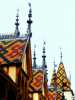 France Bourgogne Hôtel Dieu Beaune Des toits célèbres par leurs tuiles vernissées et colorées