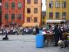 Scandinavie Suéde Stockholm Concert sur la place de Storstorget au coeur de Gamla Stan, le centre historique