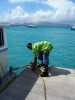 Caraïbes Leeward Island Anguilla On s'amarre au bord d'un quai tranquille, pour ne pas dire désert