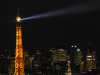 Paris Tours La Tour Eiffel vue de la Tour Montparnasse sur fond des tours de La Défense 