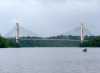 Le pont sur l'Oyapock, toujours inutuilisé entre de Brésil et la Guyane française