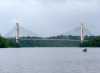Le pont sur l'Oyapock, toujours inutuilisé entre de Brésil et la Guyane française
